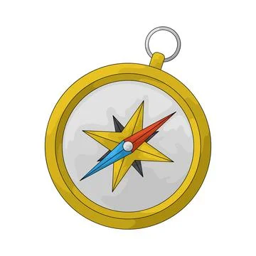 Compass illustration Illustrazione stock