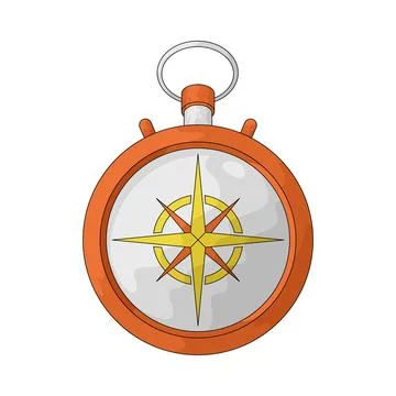 Compass illustration Stock Illustration