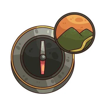 Compass illustration イラスト素材