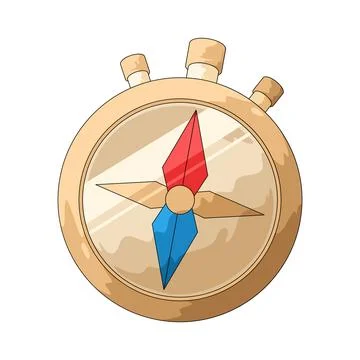 Compass illustration Stock Illustration