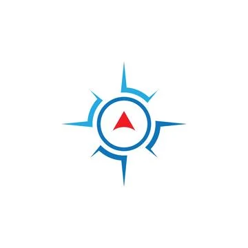 Compass illustration vector design 스톡 일러스트