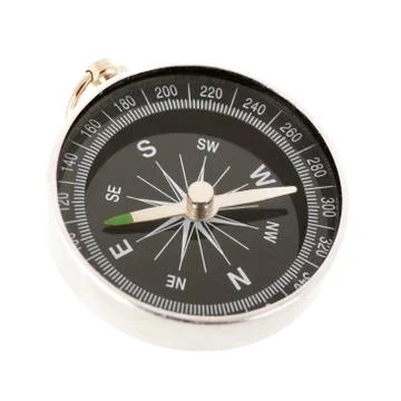 Compass isolated over white background Foto stock