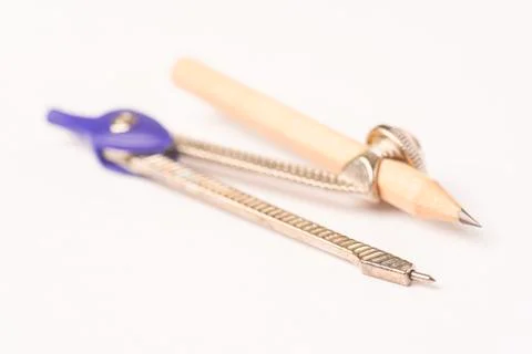 A compass isolated Stock Photos