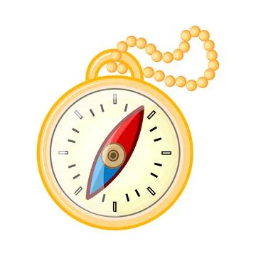 Compass  isolated on white background. Stock Illustration