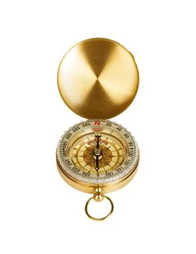 Compass isolated on white background Stock Photos