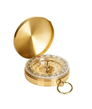 Compass isolated on white background Stock Photos