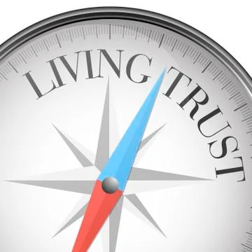 Compass Living Trust Stock Illustration