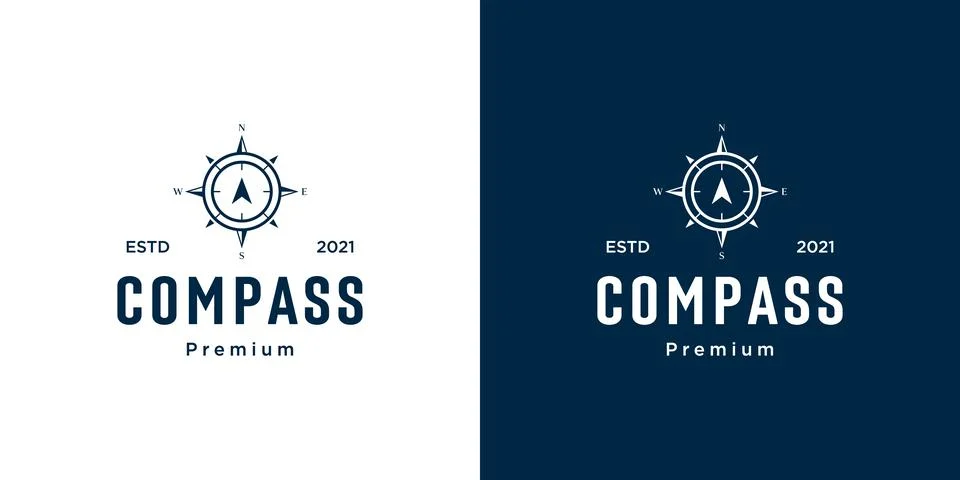 Compass Logo Template vector designs Stock Illustration