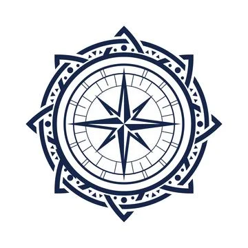 Compass logo template vector icon design 스톡 일러스트