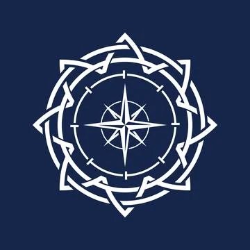 Compass logo template vector icon design Stock Illustration