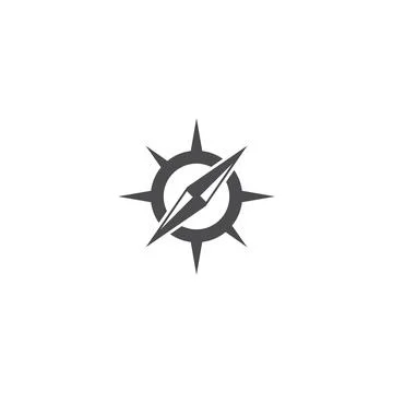 Compass Logo Template vector icon Иллюстрация