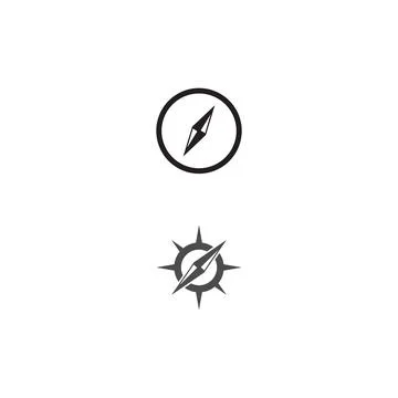 Compass Logo Template vector icon Illustration
