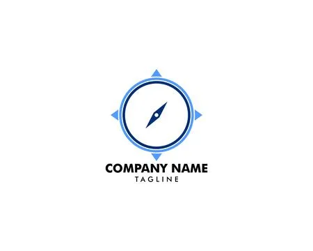 Compass Logo Template vector icon illustration design Stock Illustration