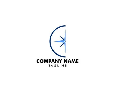 Compass Logo Template vector icon illustration design Stock Illustration