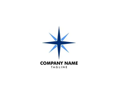 Compass Logo Template vector icon illustration design Stock Illustration