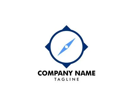 Compass logo template vector icon illustration design Stock Illustration