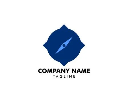 Compass logo template vector icon illustration design Stock Illustration