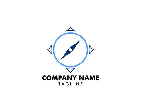 Compass logo template vector icon illustration design Stock Illustration
