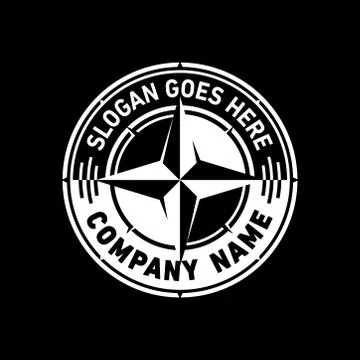 Compass logo. Vector and illustration. Stock Illustration