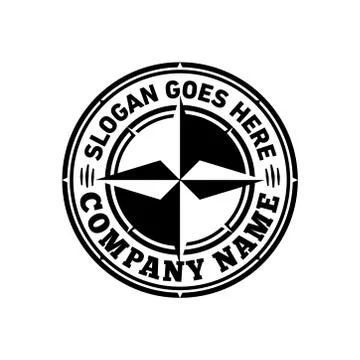 Compass logo. Vector and illustration. Stock Illustration