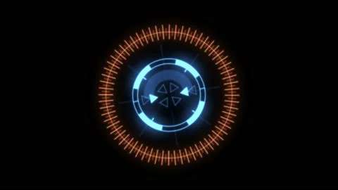 Compass Modern Art Design Element 库存影片 201326289