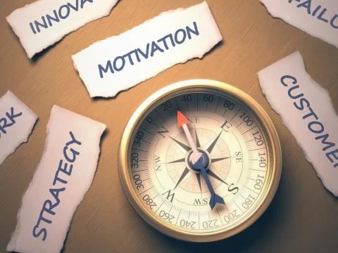 Compass Motivation イラスト素材