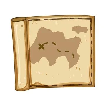 Compass nautical map cartoon vector illustration Stock Illustration