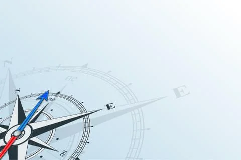 Compass northeast background Illustration