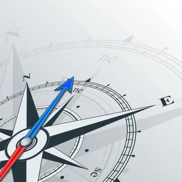 Compass northeast Stock Illustration