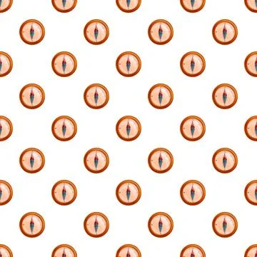 Compass pattern creating a navigation background 库存插图