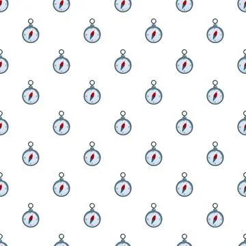 Compass pattern indicating navigation and travel orientation Stock Illustration