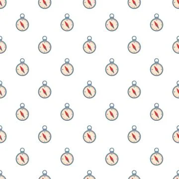 Compass pattern representing navigation, travel, and exploration 库存插图