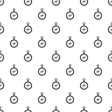 Compass pattern seamless vector Stock Illustration