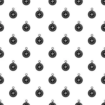 Compass pattern seamless vector Stock Illustration