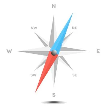 Compass rose 01 Stock Illustration