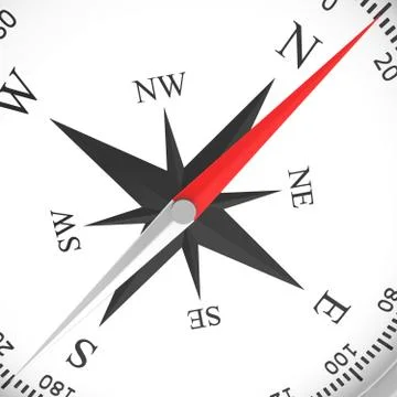 Compass rose abstract Illustrazione stock