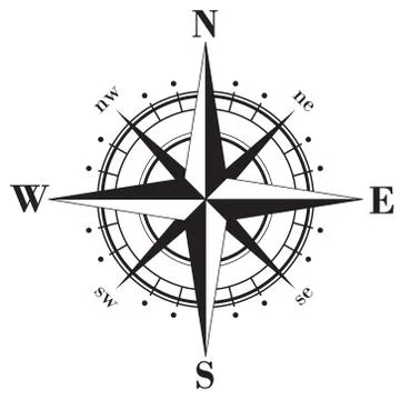 Compass Rose Stock Illustration