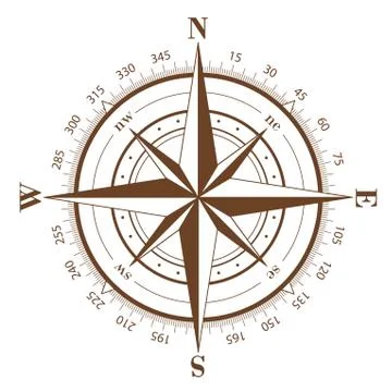 Compass Rose Stock Illustration