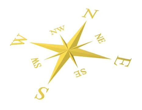 Compass rose. Stock Illustration