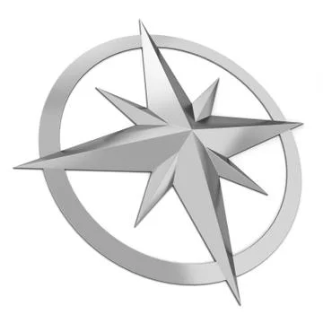 Compass rose symbol Stock-Illustration