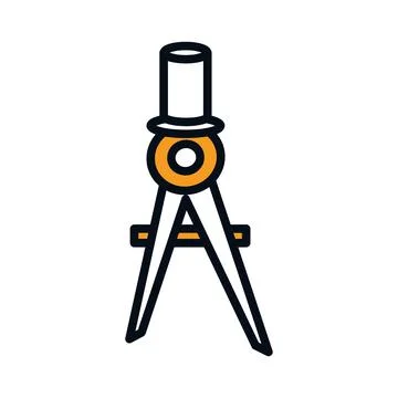 Compass school supply Stock Illustration