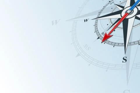 Compass southwest background Stock Illustration