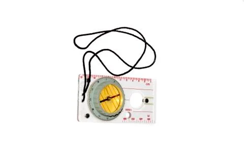 Compass for sport orientation Stock Photos