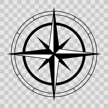 Compass star icon Stock Illustration