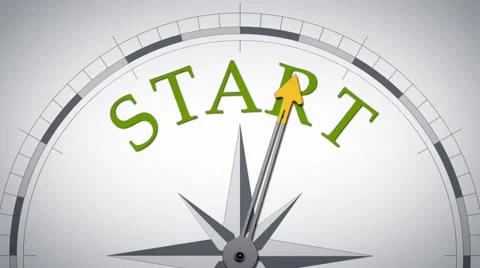 Compass start Stock Footage 57440344