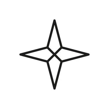Compass stationary icon vector design templates simple and modern Stock Illustration