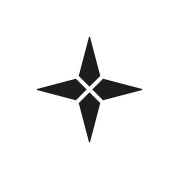 Compass stationary icon vector design templates simple and modern Stock Illustration
