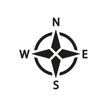 Compass stationary icon vector design templates simple and modern Stock Illustration