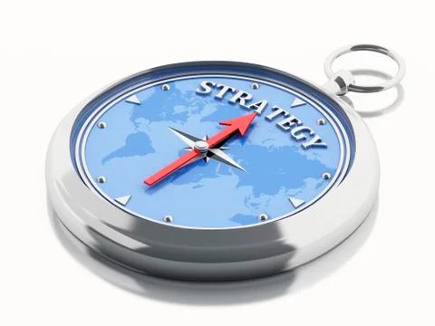 Compass strategy Stock Illustration