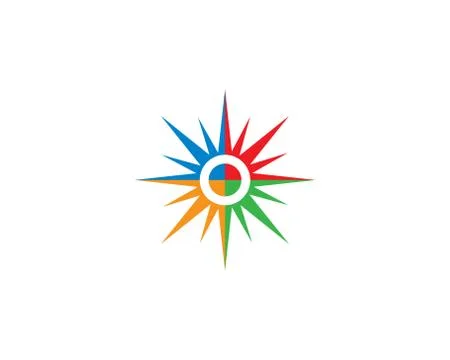 Compass symbol vector icon illustration Stock Illustration